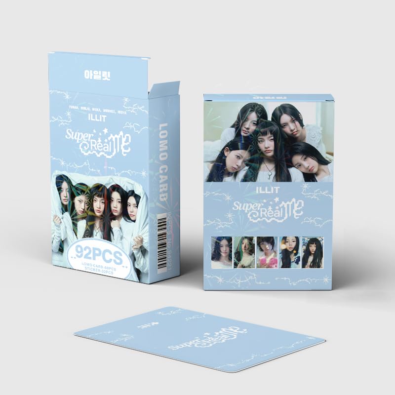 92pcs ILLIT PhotoCards ILLIT LomoCards 6 x 9 cm Premium Laser Kpop